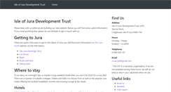 Desktop Screenshot of juradevelopment.co.uk